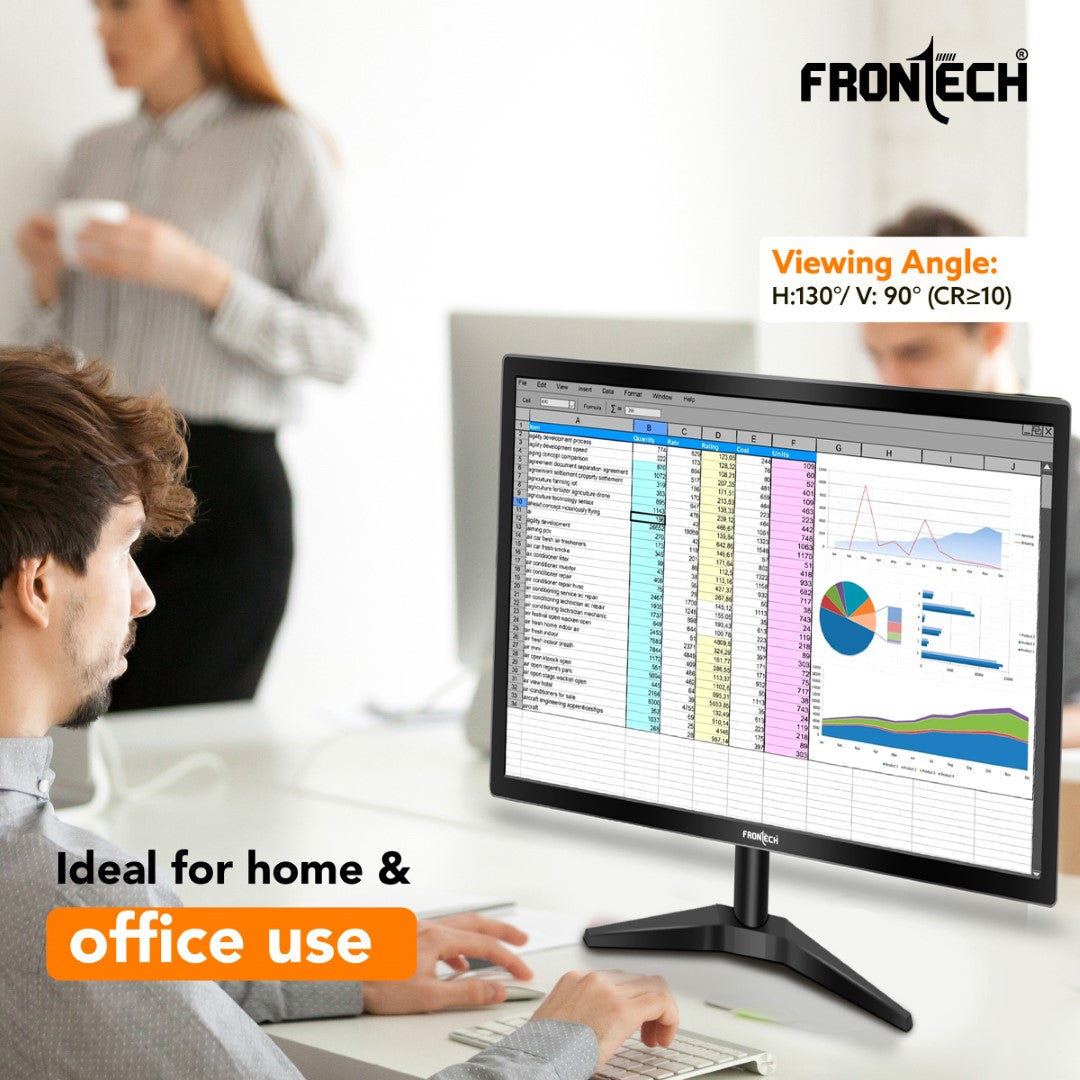 Frontech 22'' HD LED Monitor | 60Hz, 1680x1050 | Slim & Stylish (MON-0060) Frontech 22'' HD LED Monitor | 60Hz, 1680x1050 | Slim & Stylish (MON-0060)